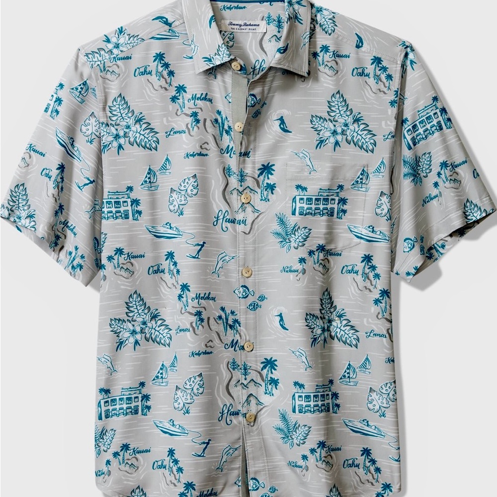 Tommy Bahama Coconut Point Islandzone shirt  (M)